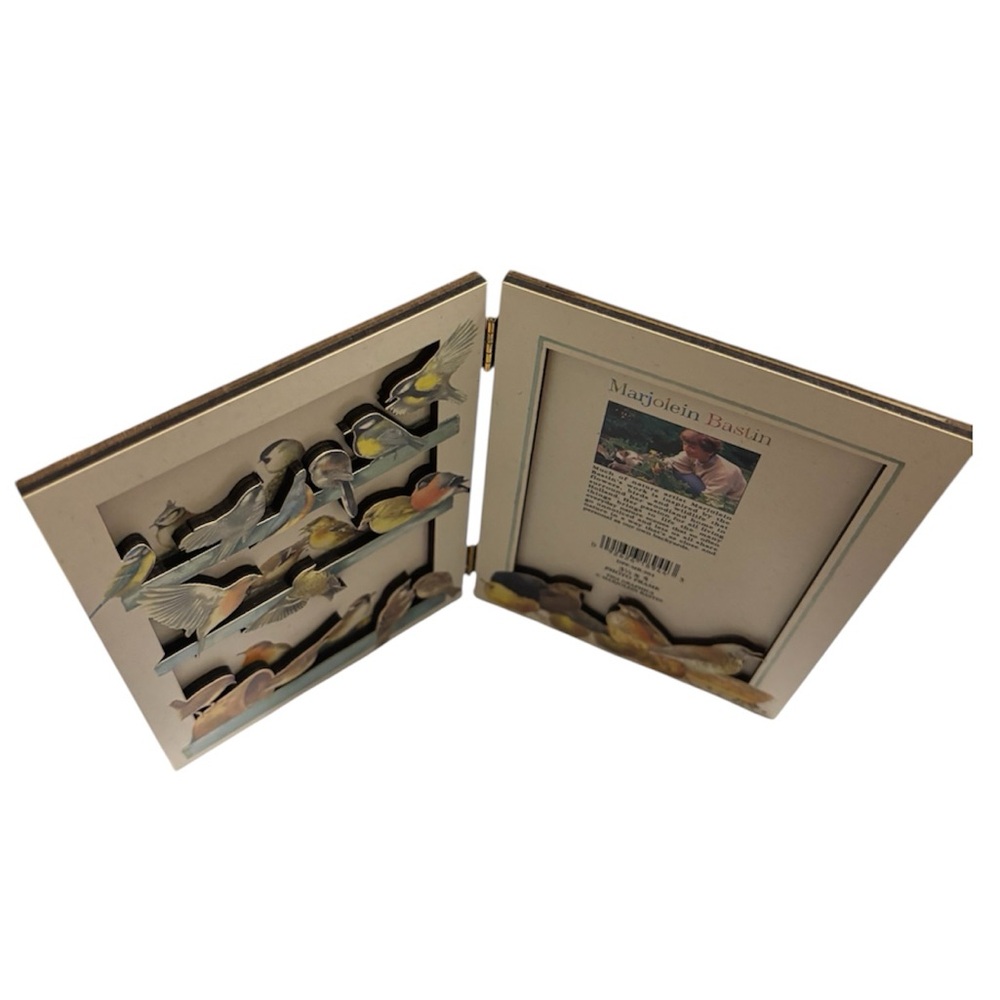 Vintage Picture Frame 3D Birds Nature Artist Marjolein Bastin Rare Figi Graphics - Picture 7 of 16